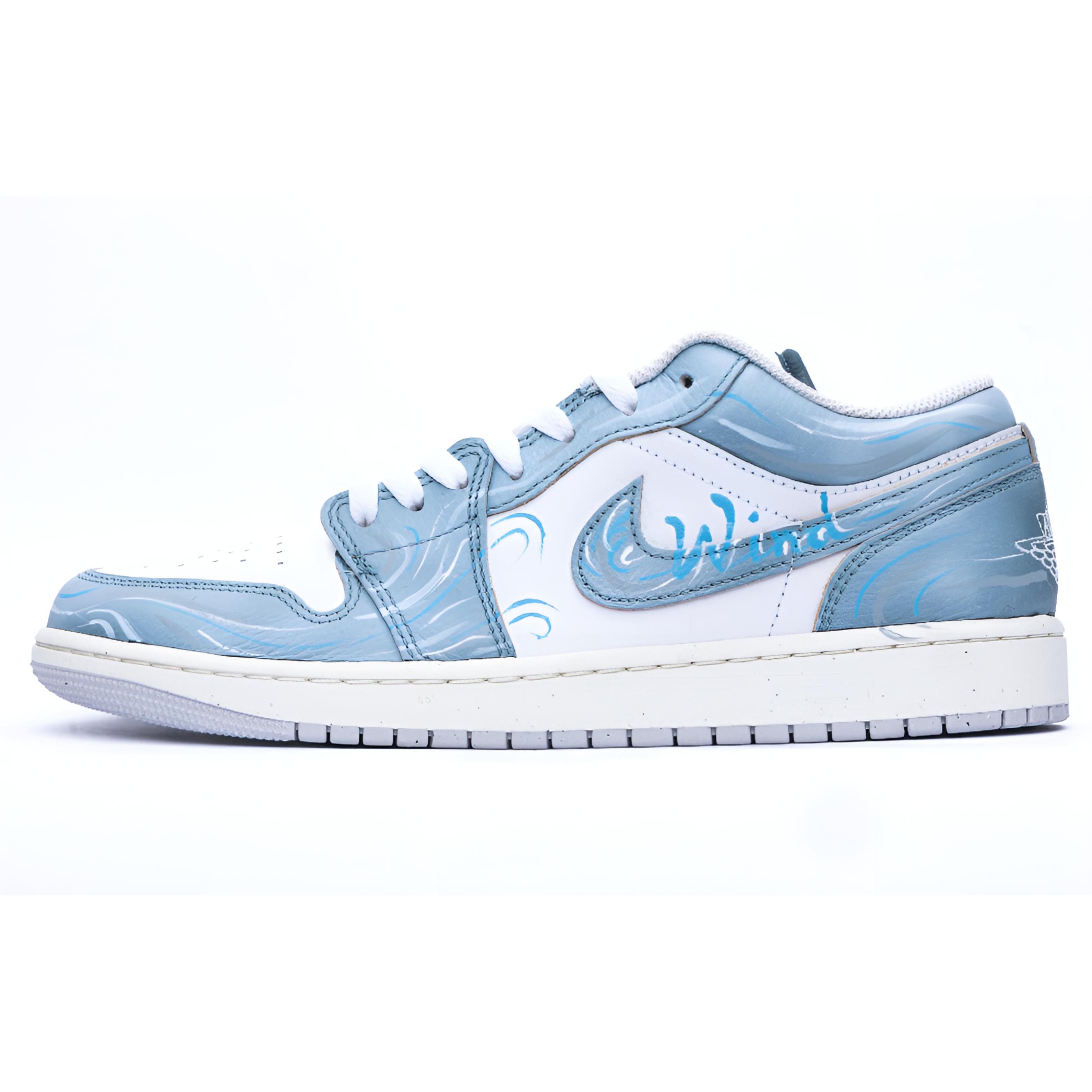 

Jordan Air Jordan 1 Cushioning Abrasion Resistant Cushioning, Wear Resistant Low top Vintage Basketball Shoes Unisex FQ7687-300(Team1326-) 36