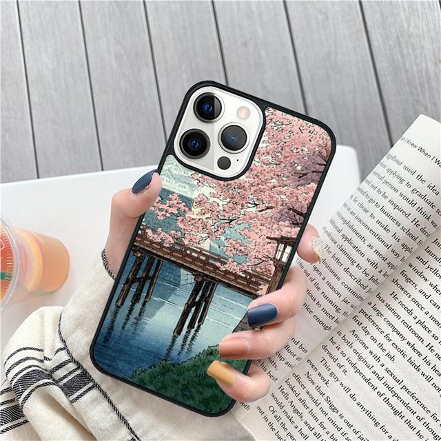 Ukiyo e Japanese Art Coque Shell For iPhone 17 Air 15 16e 14 13 12 Pro Max 11 Pro Max Plus Phone Case Cover