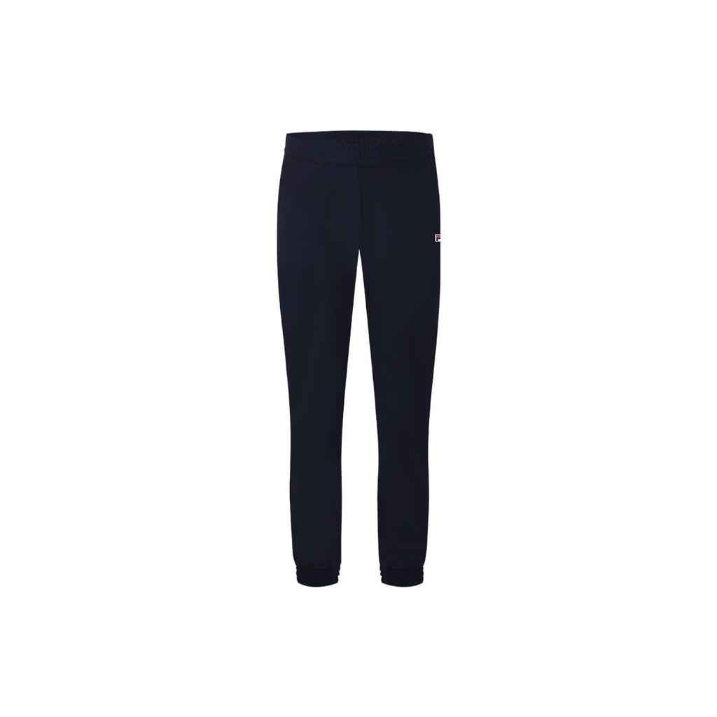 FILA Solid Color Cuffed Tennis Knit Sports Pants Men bottoms Royal-Blue A11M323604F-NV