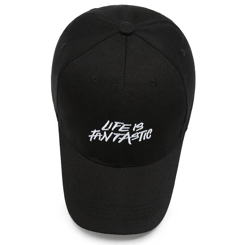 Spring And Autumn Trend Cap Male And Female Couples Sunshade Sunscreen Hat Alphabet Embroidery Baseball Cap