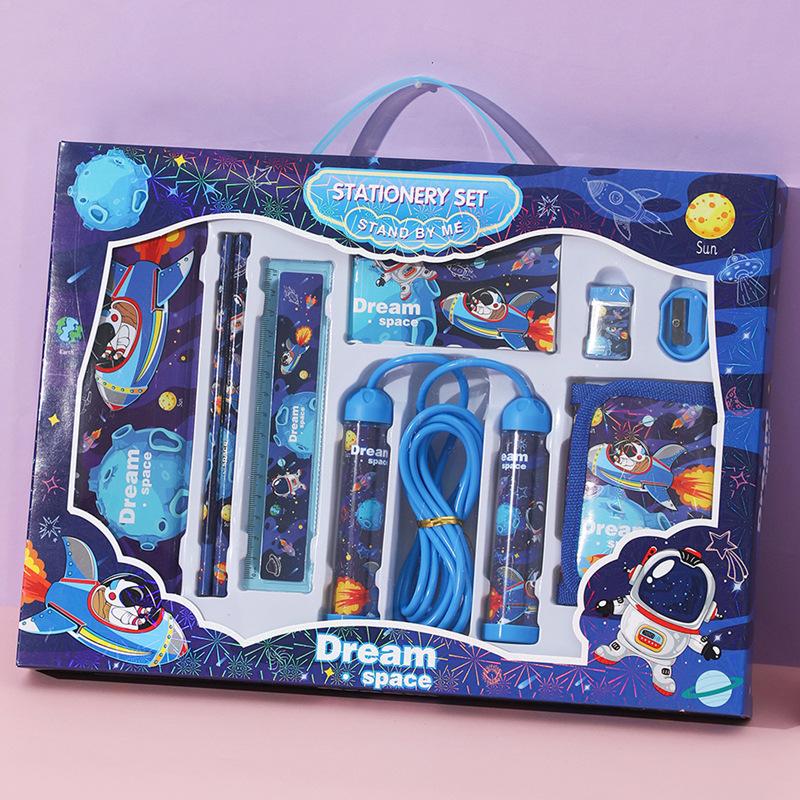 

2026 Cartoon Stationery Set Gift Box Student Gift Reward Holiday School Supplies Student Prizes