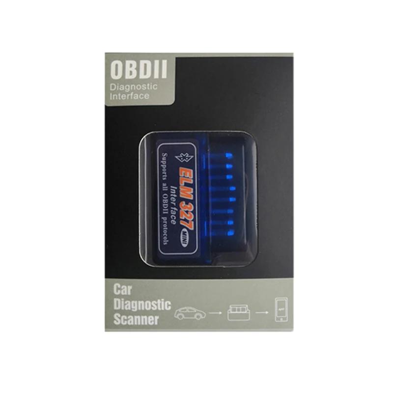 

Мини сканер кодов неисправностей двигателя ELM327 OBD2 Bluetooth Супер универсальный для Android iOS Автомобильный OBD2 адаптер