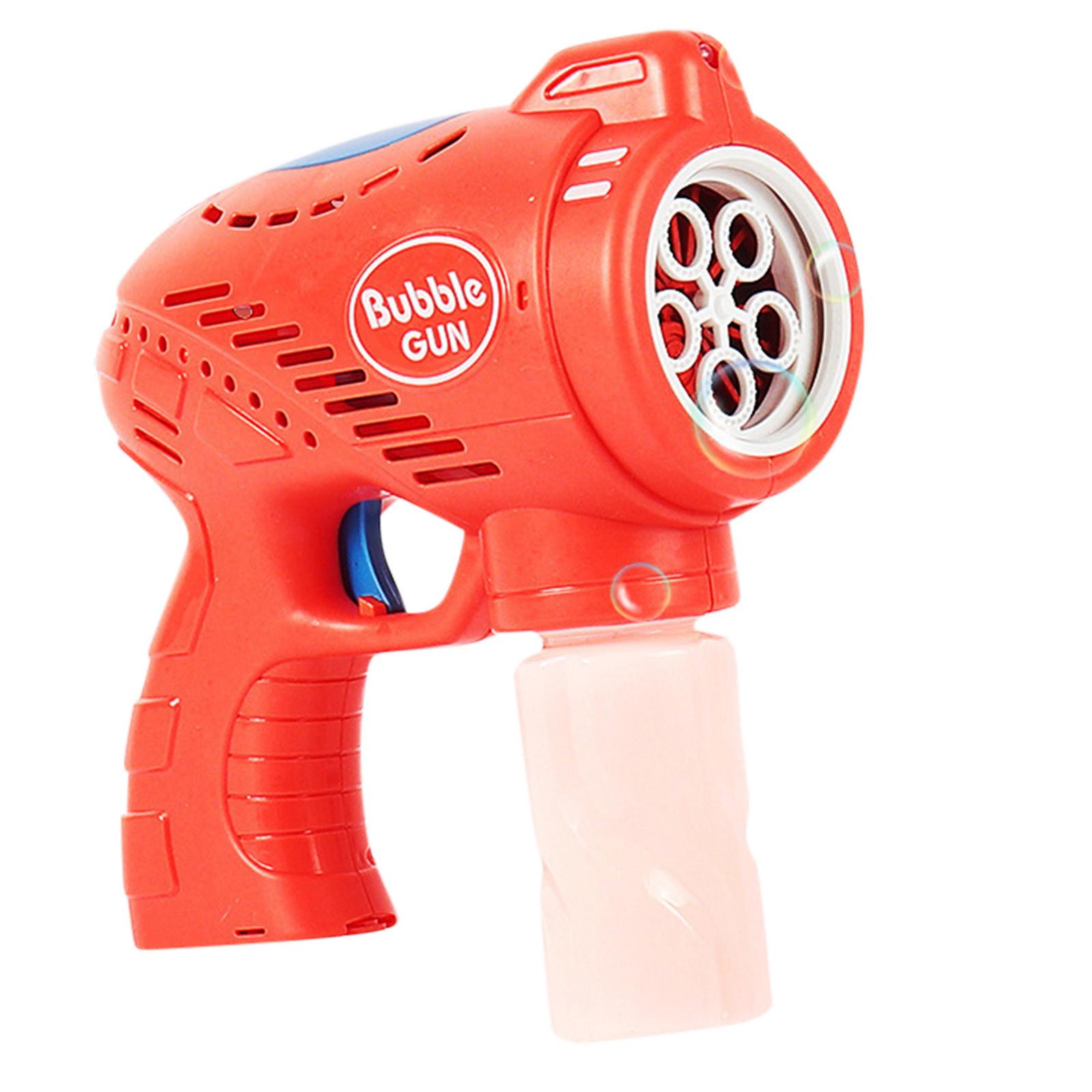 

Автоматическая машина пузыря музыки Машина пузыря шаржа с водой пузыря 100мл One Size красный