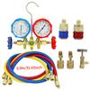 Refrigerant Air Conditioning Tools AC Diagnostic Manifold Gauge Set Hose Hook Kit for Refrigerant Testing R410A R22 R404A R134A