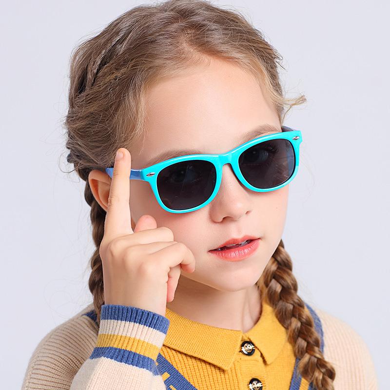 Fashion Children's Sunglasses Flexible Outdoor Kids Sun Glasses Summer UV400 Boy Girl Eye Protection Eyeglasses Gafas De Sol