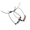 Crystal Beaded Gravel Bracelet Adjustable Stone Hand Rope B88
