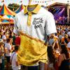 Men's Short Sleeve Button Front Shirt with Lapel Collar Festival Themed Casual Summer Comfortable Top for Parties and Events