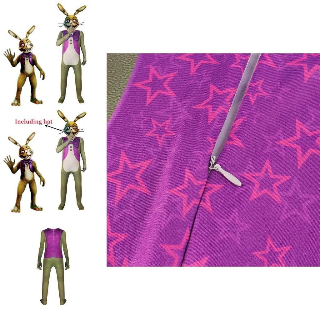 Kids' Five Nights At Freddy's Halloween Role Playing Costume Jumpsuit
