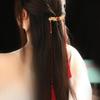 Versatile Red Tassel Hair Clip - Chinese Style Retro Accessories for Hanfu and Warring States Robe