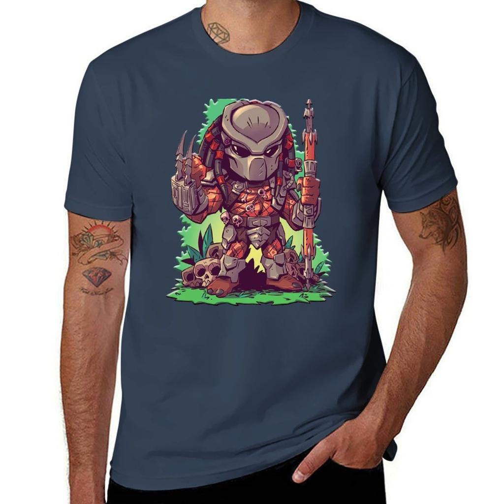 The Little Predator T-shirt t-shirts för man grafiska t-shirts bomulls-t-shirt 100% t-shirt man avslappnad T-shirt
