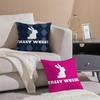 Fashionable And Trendy Design Tally Weijl-I Pillow Case Comfort Sofa Bed Silky elegant Invisible zipper Decorative cushion cover