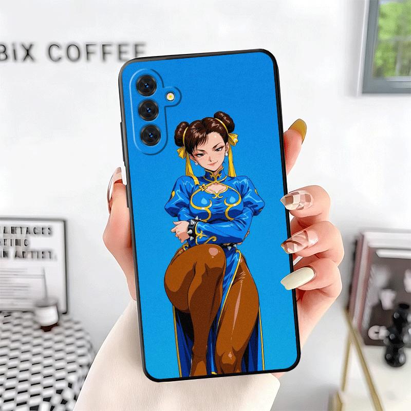 ChunLi S-Street F-FighterS Soft Phone Case for Samsung A17 A37 A57 A16 A26 A36 A56 A15 A25 A35 A55 A14 A24 A34 A54 A13 A23 A33 A