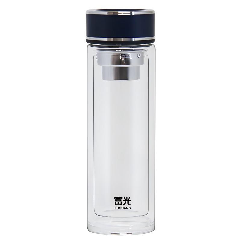 FUGURNG BESTJOY Double-Wall Glass Water Bottle