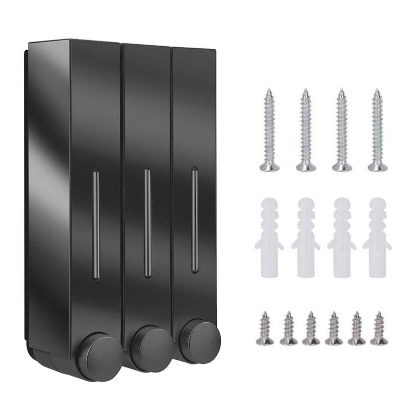 Dispensador de Jabón de 420 ml Montado en la Pared Manual Dispensador de Jabón para Ducha Gel de Ducha Pared Dispensador de Detergente para Baño Hotel Dropship