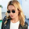New Square Frame Mens Sunglasses Hip Hop Trendy Metal Sunglasses for Men Fashion Stylish Shades