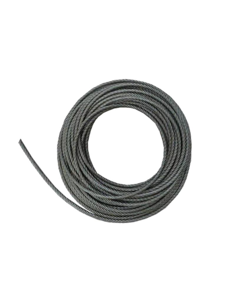 6-Strand Steel Wire Rope with Fiber Core for Electric Hoists and Tower Cranes