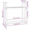 Vidaxl Stojak Na Drewno, 110X35X108,5 Cm, Lite Drewno Sosnowe