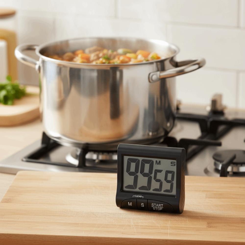Loud Alarm Cooking Timer Large Display Screen Study Timer Multi-functional Cooking Reminder Baking