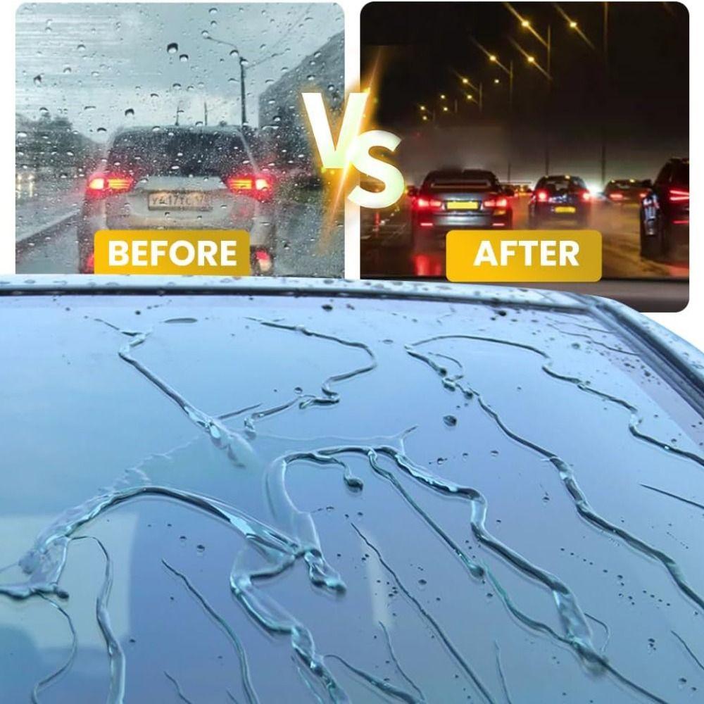 Anti-Fog Car Glass Oil Film Cleaner Glass Care Water Repellent Windshield Cleaner Streak-Free Glass Cleaner Car Care