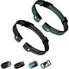Aikko 2-Pack Shock Collar Replacement Straps – Adjustable Nylon Bands for Dog Training E-Collars, Fits Small/Medium/Large Dogs (Black & Green)