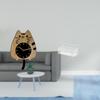 Корзина-органайзер Кот Часы для Кухни Ванной Гостиной Офиса Домашний Декор Бесшумные Часы Полка