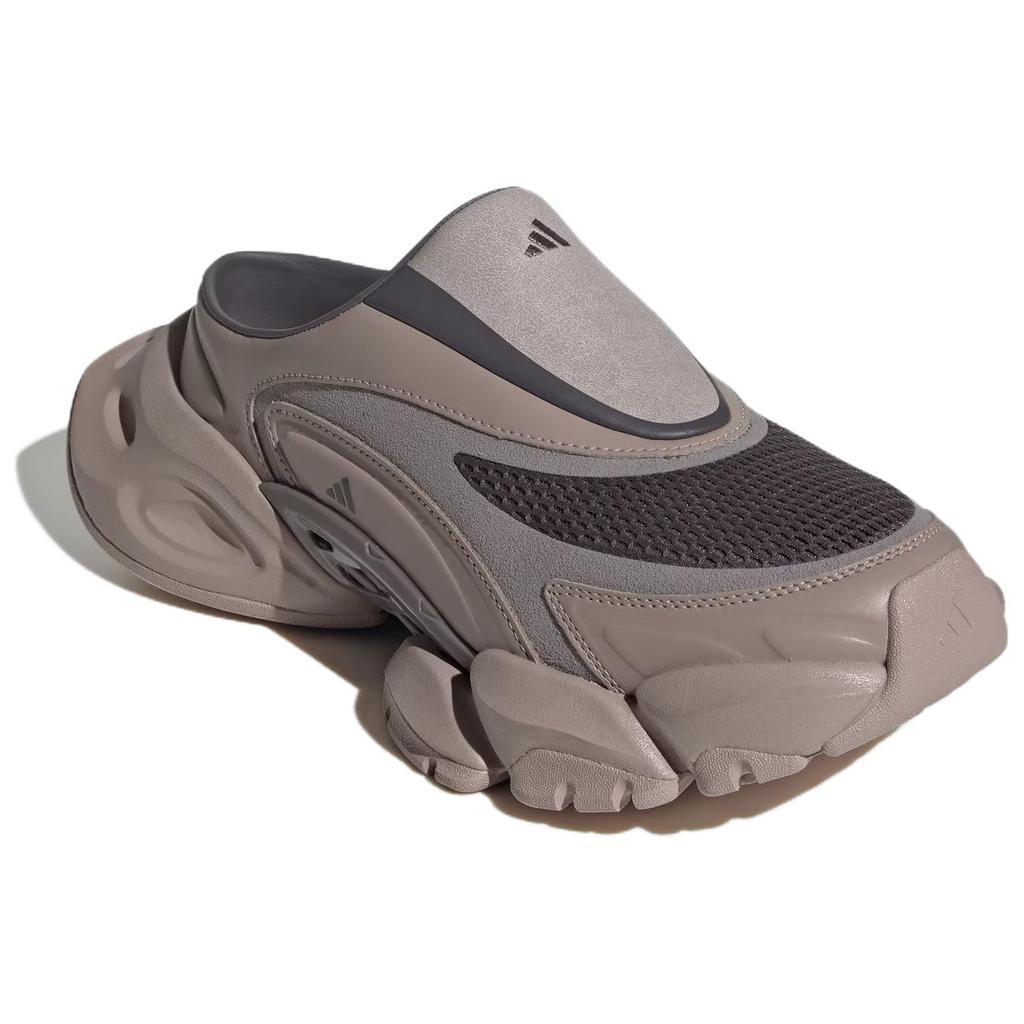 Adidas Xlg Runner Mule Comfortable Versatile Durable Low-Top Casual Shoes Unisex Casual Shoes Gray Brown KJ9048