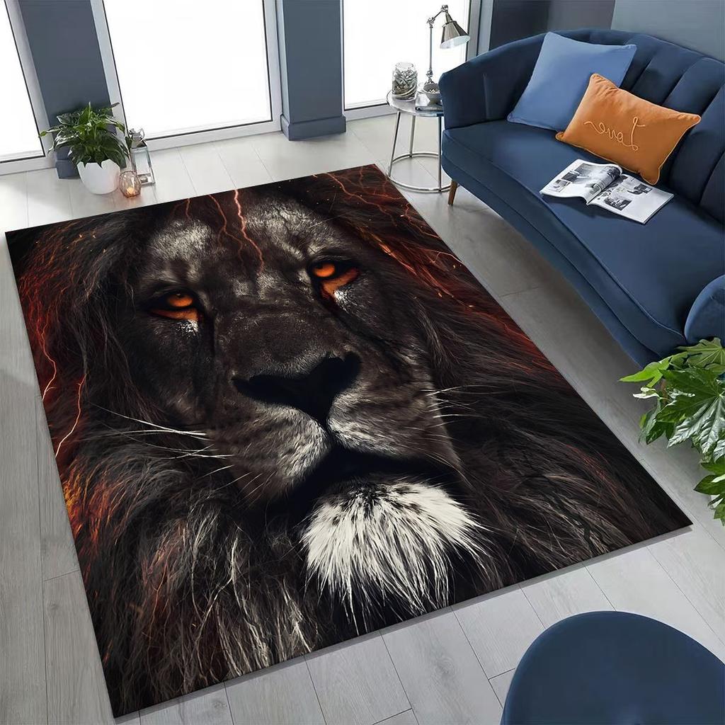 27 Style Wild Animal Lion Beast Cartoon Rug for Bedroom Living Room Sofa Home Doormat Decor, Large Kid Play Non-slip Floor Mat