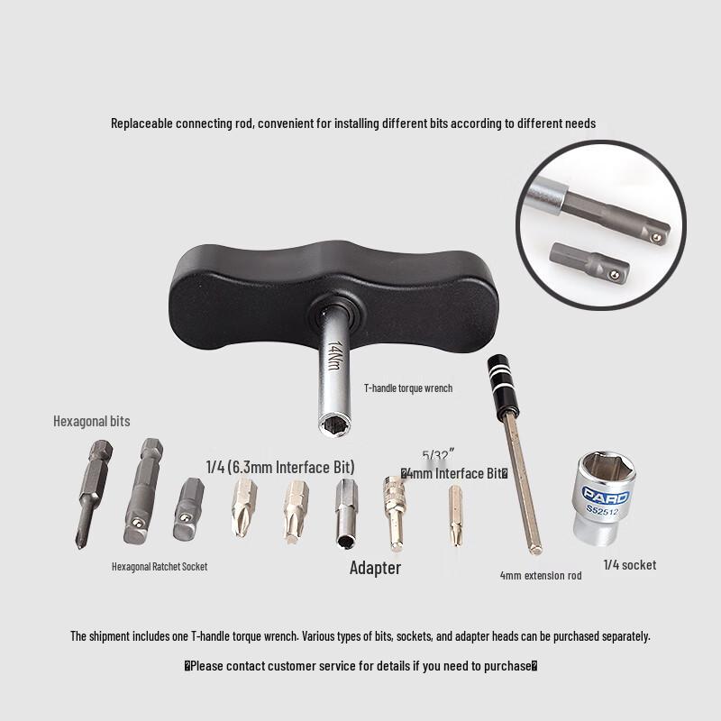WISRETEC T-Type Preset Torque Screwdriver 0.5 Nm
