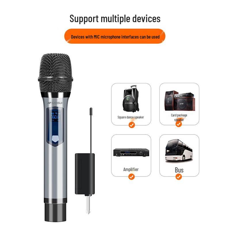 SANSUI Wireless KTV & Stage Performance Microphone