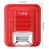 Strobe Light Wireless Fire Alarm Horn Alert Strobe Sounder Sound & Light Alarm  Office Environment