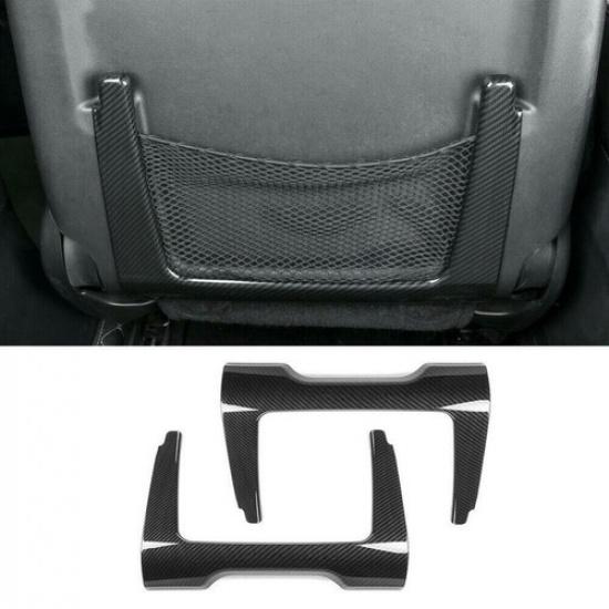 For 2011- Jeep Grand Cherokee Carbon Fiber ABS Seat Back Storage Frame Trim