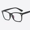 Sexy Purple Square Glasses Frame Clear Lens Myopia Nerd Black Sunglasses Fake Designer Eyewear for Women