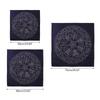 Astrology Tarots Table Altar Cloth Metaphysical Board Game Mat Pendulum Divinations Altar Tablecloth Board Game Card Pad