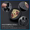 4 ks 65MM Auto Znak Odznak Krytky Středových Krytů Koleček Pro Porsche Boxster Cayenne Panamera Macan Cayman 911 918 996 917 991