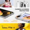 Luxury Transparent Airbag Magsafe Case for Samsung Z Flip 6 5 Acrylic TPU Magnetic Armor Cover for Samsung Galaxy Z Flip 6 Fundas