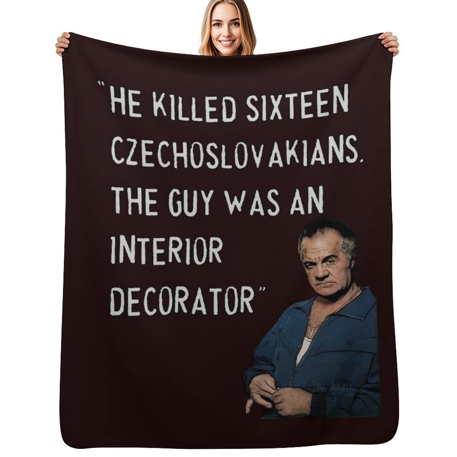 Sopranos - Paulie Walnuts 2 Throw Blanket Warm Plush Fuzzy Blanket for Living Room Size: 75*100cm, Weight: 230 GSM