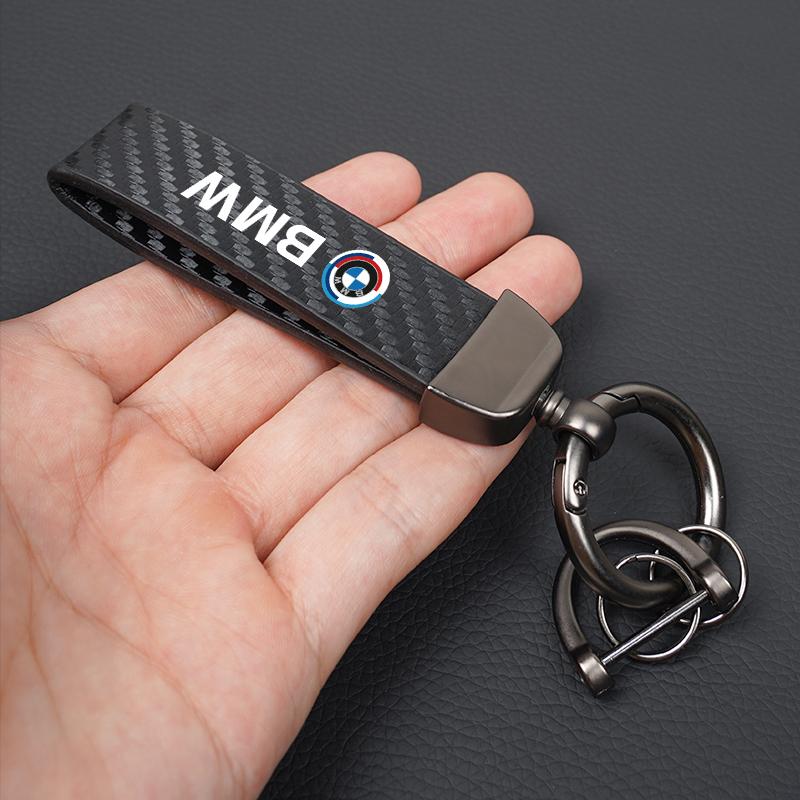 Klíčenka na auto z uhlíkových vláken Zinková slitina Prevence ztráty Klíčenka Pro BMW X1 X2 X3 X5 X4 X6 X7 G30 G20 G32 G11 G12 F40 F30 F20 F10 F34