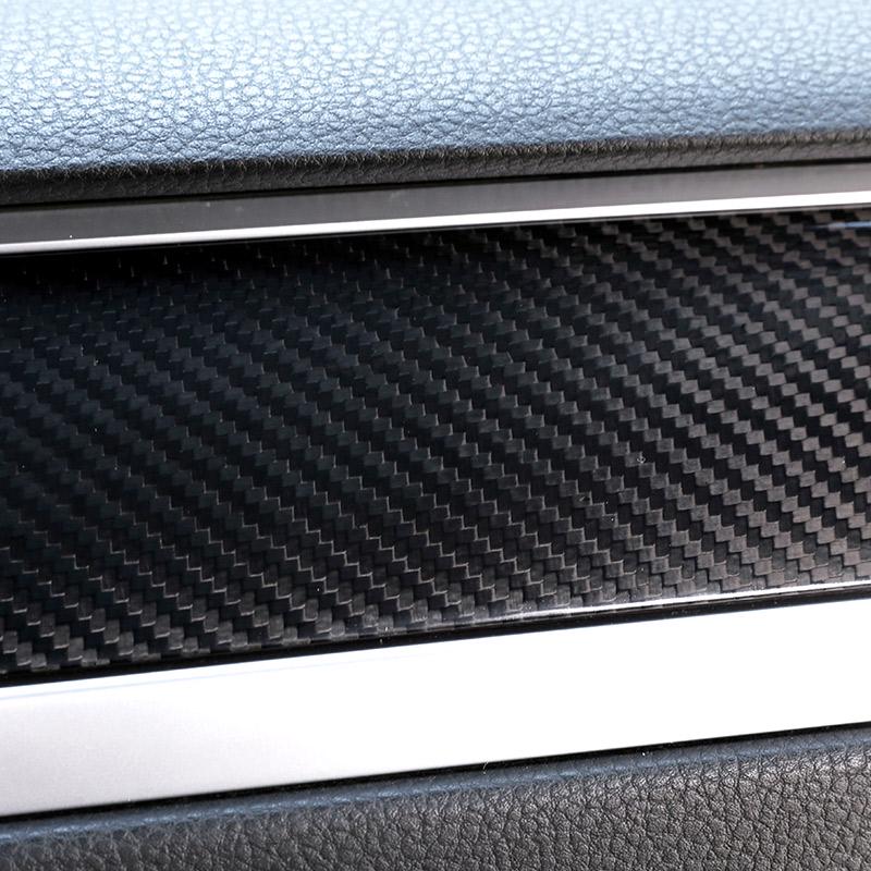 For Volkswagen Touareg 2011-2018 Soft Carbon Fiber Car Passenger Side Box Decoration Cover Trim Accessories