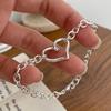 Summer Korean & Japanese Style Hollow Heart Bracelet - Light Luxury, Versatile Hand Jewelry