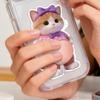 2pcs Cartoon Stickers Soft Belly Sensory Decals Kids Stickers 3D Squeeze Toy for Children Girls Teens Students Scrapbooking