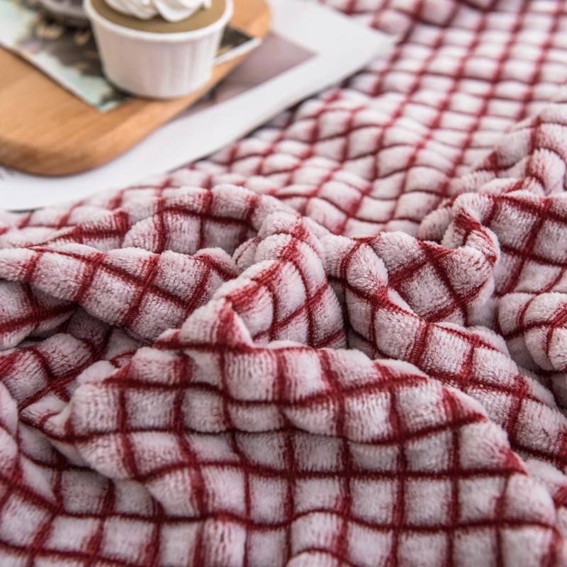 Blanket Three-dimensional Cut Flower Milk Velvet Multi-functional Leisure Blanket Fashion Cover Blanket