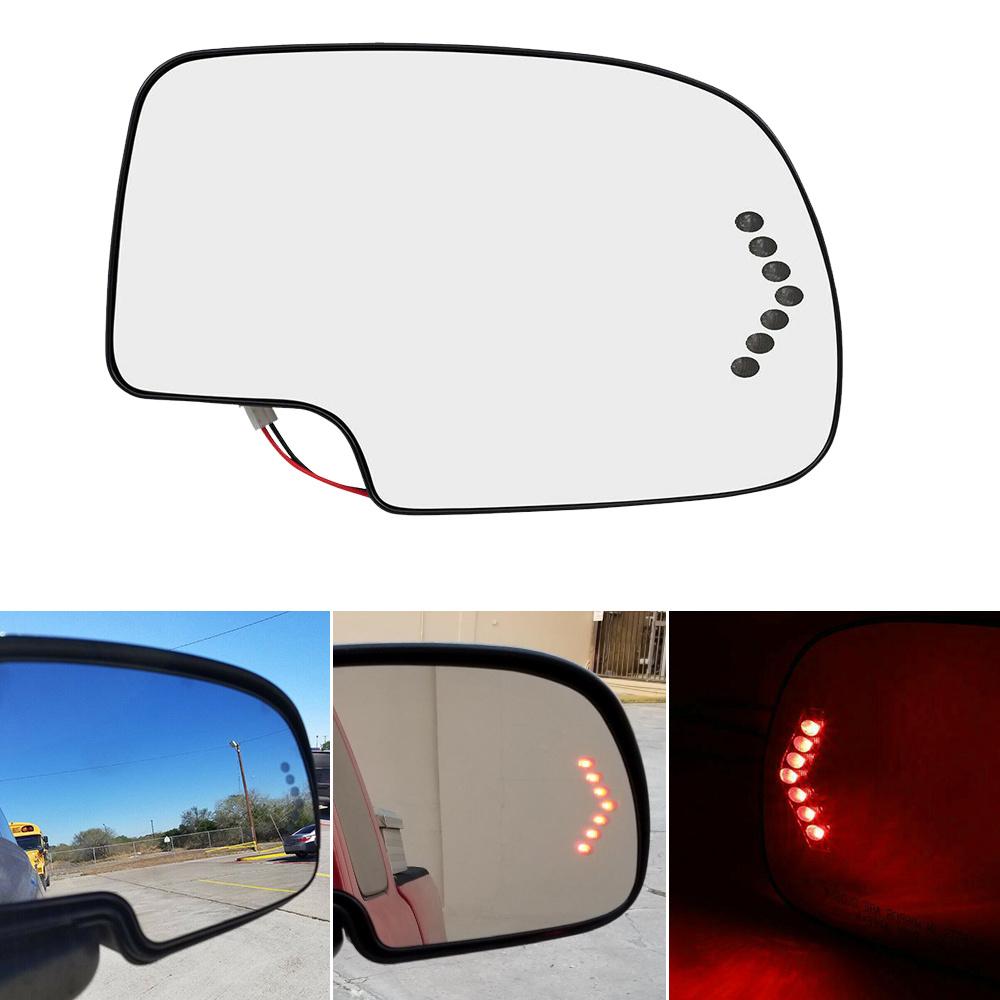 

Mirror Glass Heated Turn Signal Passenger Side Rh For 2003-2007 Chevy Gmc Cadillac