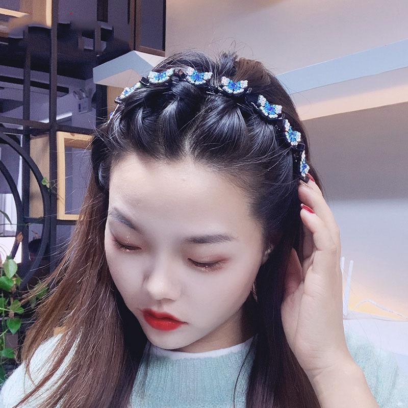 New Rhinestone Headband for Women Non-slip Bezel Hoop Hair Band Hair Accessories New Rhinestone Headband for Women Non-slip Bezel Hoop Hair Band Hair Accessories