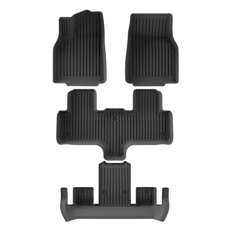 Tesla Model Y Floor Mats: Dirt-Resistant, Waterproof TPE Mats for 2025 L Model - Custom Fit