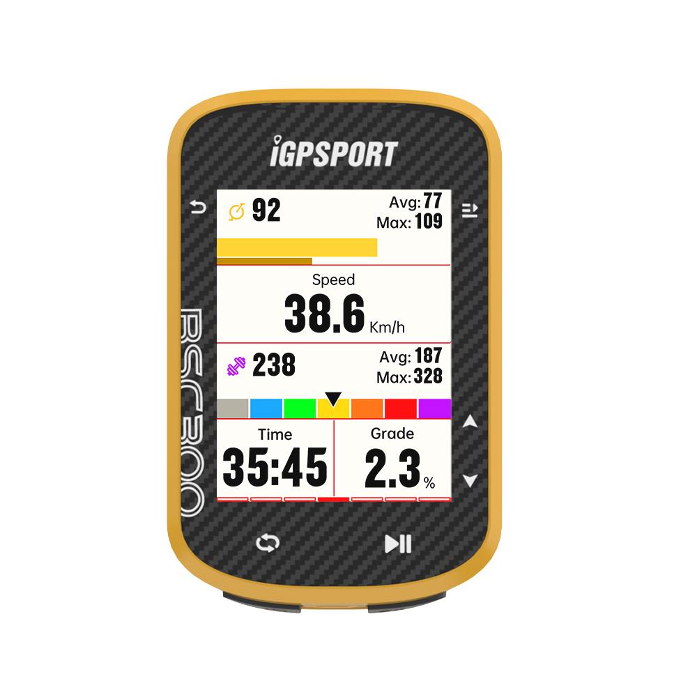 iGPSPORT BSC300 Bike Computer GPS Cycling Global Map Navigation Wireless Cycling Computer Support 8 Type Sensors BSC300