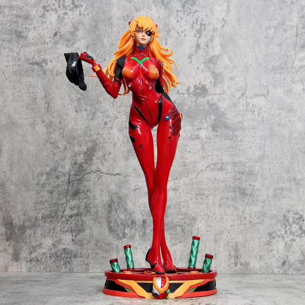 EVA Mecha Rei Ayanami & Asuka Anime Figure Model Ornament - Battle Suit Trendy Toy