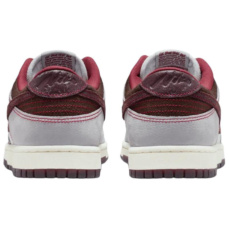 Nike Scarpe Skateboard Dunk Low top da Uomo Grigio Rosso IH1942-001