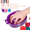 Nail Art Tips Hand Wash Soak Bowl Tray Polish Treatment Remover Manicure Spa Tool (Purple)