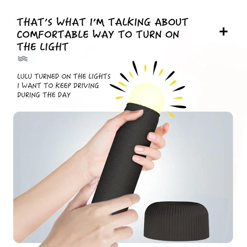 LED Creative Night Light Table Sleep Night Lamp Rechargeable Hand Pull Switch Atmosphere Lamp for Birthday Gift Bedroom Decor