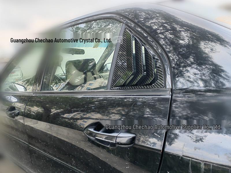Mitsubishi Lancer Rear Window Louvers - Mustang Style Air Vent Trim